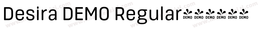 Desira DEMO Regular字体转换